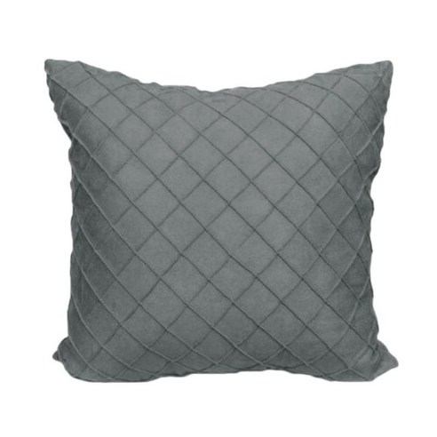 소파 소파 거실을 위한 베개 덮개 사각 연약한 던짐 베개 덮개, Grey-50x50cm, 폴리 에스터