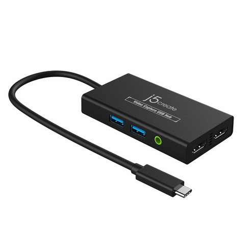 NEXT-JVA01 4K Pass Through USB-C Video Capture /PD 3.0 60W/ 녹화1080P / USB3.0 2포트 지원(USB 오디오/마이크 지원)