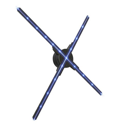 3D 홀로그램 프로젝터 LED 광고 디스플레이 선풍기 대형 클라우드 앱 제어 OEM 180cm, 05 65CM