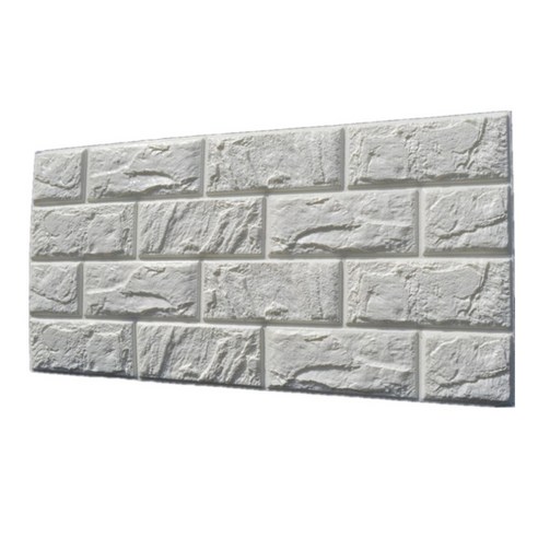 30*60cm 백색 3D 벽돌 벽 스티커 자동 접착 패널 전사 술, 화이트, PE
