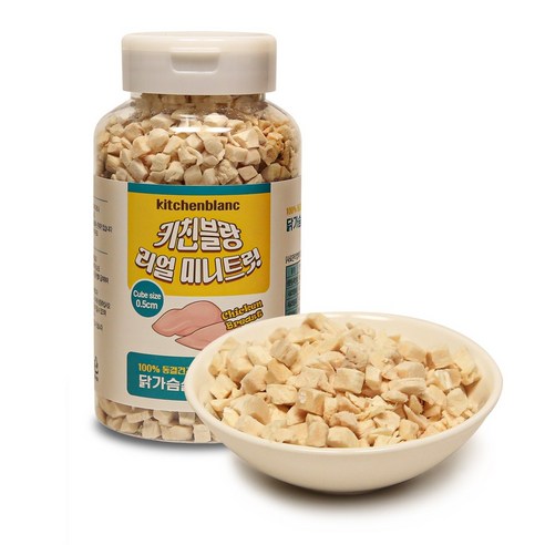 키친블랑 리얼 미니트릿 동결건조 고양이 간식, 닭가슴살 70g, 70g, 1개