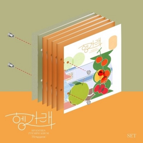 세븐틴 헹가래 seventeen 7집 미니앨범 버전선택, SET(셋) DVD/블루레이