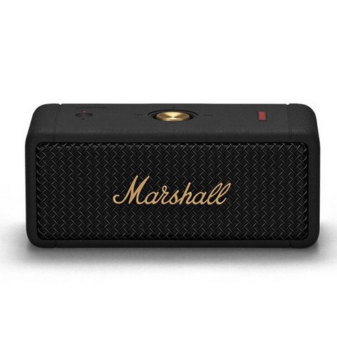 마샬 엠버튼 휴대용 무선 블루투스 스피커, Marshall-Emberton-Bluetooth-Speaker-Black-Brass, 블랙 + 골드