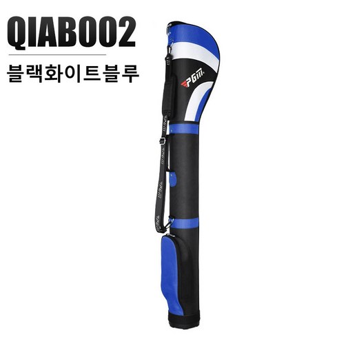 PGM 남녀 경량 실용 휴대용 6-7개 하프백 골프백, QIAB002블랙화이트블루