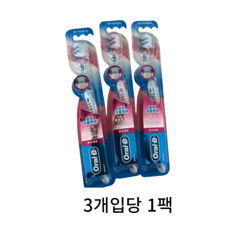 오랄비 벨벳 잇몸케어 칫솔, 1개입, 6개