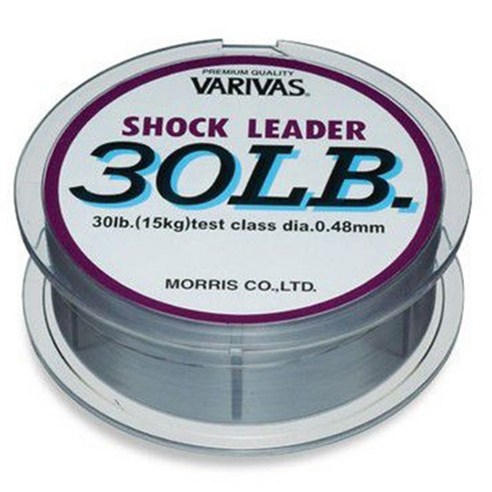 [바리바스] 나일론 쇼크리더 50m, 18호(60LB), 1개