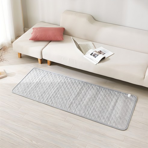 라이트그레이 카본 탄소 매트 전기 요장판 – 퀸 사이즈 155X200 스팀보이보일러