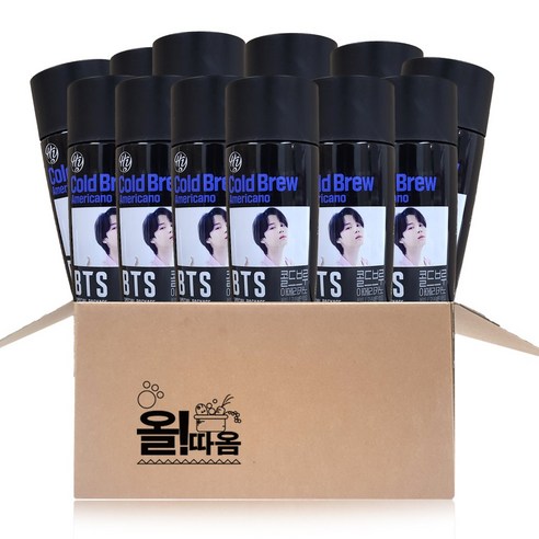 올따옴) BTS 콜드브루 아메리카노 270ml 12개