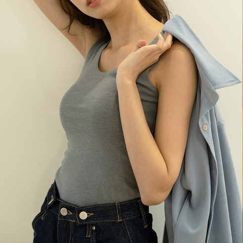 마른파이브 히트터치 기모 제로 심리스 여성 나시