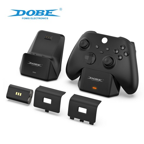 XBOX One X/S XBOX Series X 컨트롤러 충전 거치대 배터리팩 포함, 1개