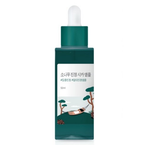 라운드랩 소나무 진정 시카 앰플 대용량, 50ml, 8개