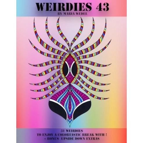 Weirdies 43: Color A Weirdie A Day Paperback, Global Doodle Gems