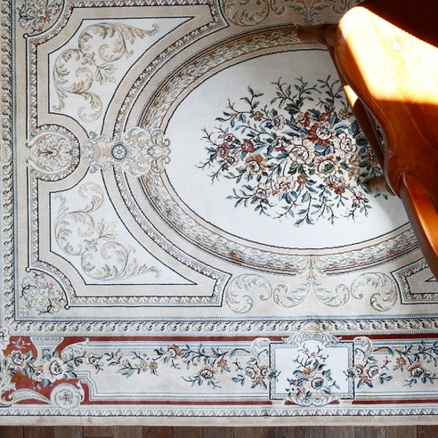 당신의 공간에 예술적인 우아함을 더하는 [바이빔] 벨기에 엘레강스 루즈 러그