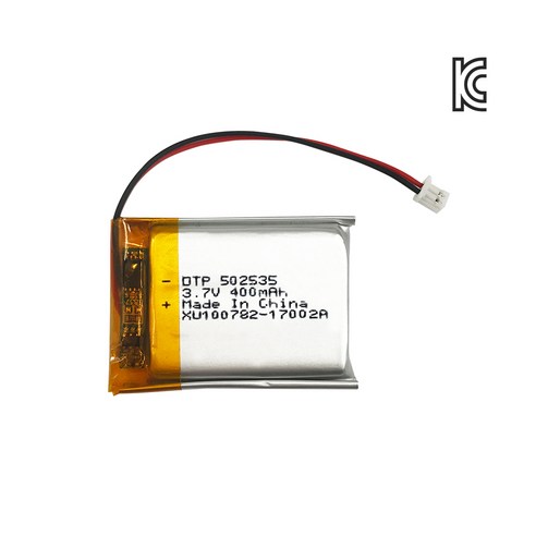 [리튬폴리머]DTP 502535 3.7V 400mAh, 1개, 1개입