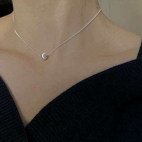 KORELAN 동대문 물결이 맑고 둥근 공 펜던트
