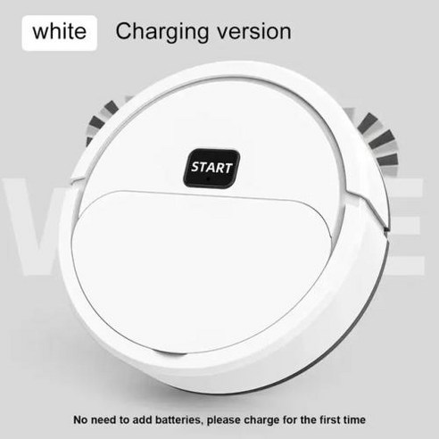 무선 로봇청소기 완전 자동 청소 진공 바닥 걸레질 가정용 미니 Lazybones 지능형 3 in 1 스위퍼, 2) Charging White, 02 White Charging