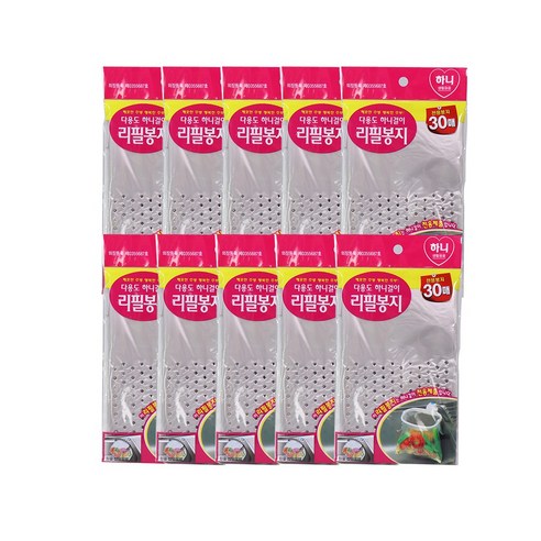 음식물 쓰레기 봉투 150매 거름망 봉지, 2세트