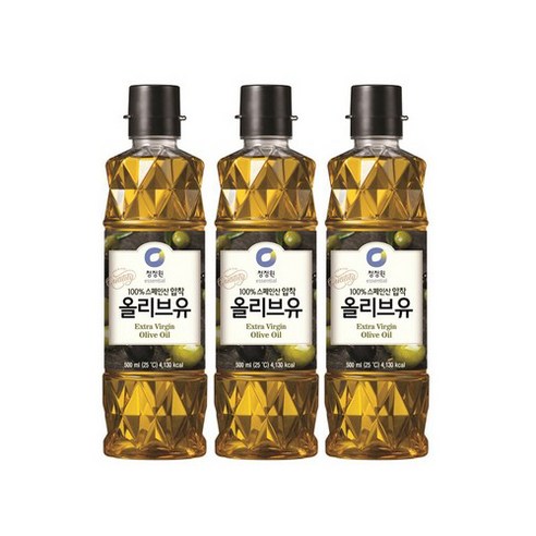 [UNIQ] 청정원 올리브유 500ml, 4개