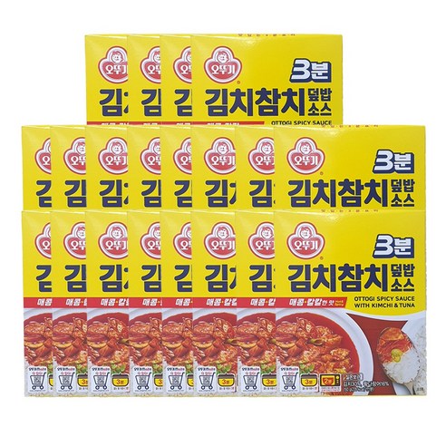 <올따옴> 오뚜기 3분 김치참치덮밥소스 150g x 20입, 20개
