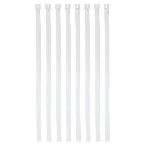 60cm 콘솔지퍼 23인치 콘실지퍼 숨은지퍼, 8개, 화이트(501)