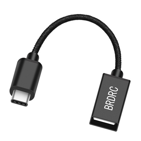 THE WAROOM SHOP USB C OTG 어댑터 USB C To USB 어댑터 USB 어댑터 휴대전화 태블릿, 검은 색, 17cm, 플라스틱