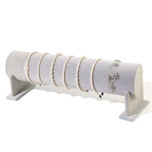 일상전환 그레이 머리띠 보관 정리대 거치대 진열대 50cm, 1개