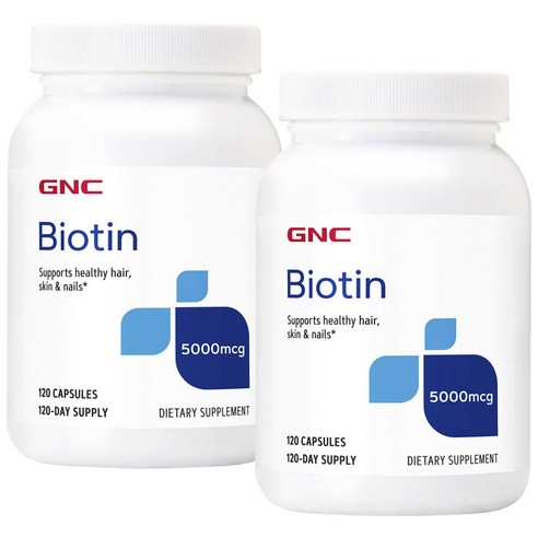 [오케이나우ㅣ인기상품] GNC 비오틴 5000mcg: 건강한 머리카락, 피부, 손톱을 위한 필수 영양소 [OKNOWㅣ추천상품]