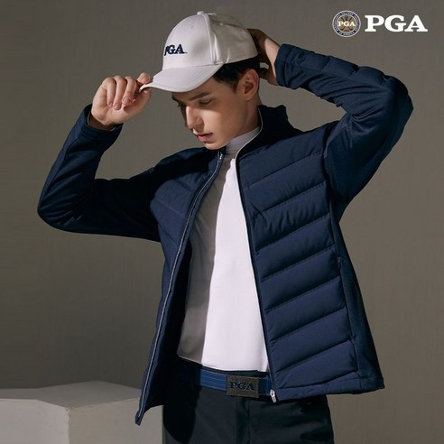 PGA 남성 23FW 플리스 듀얼 모듈 라이트다운 재킷