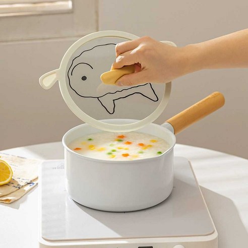 요리 시간을 즐겁고 편리하게 만드는 귀여운 짱구 라면냄비 밀크팬