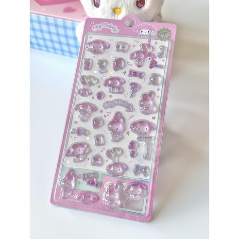 마음을 사로잡는 입체적인 즐거움, 퍼플미러 3D 동물친구들 스티커의 세계로! 봉봉드롭스티커