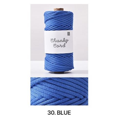 4.0mm 70yard 굵은뜨개실 우동실 청키코드 마크라메실 바구니뜨개실 러그실 가방실 매듭실 (61컬러), No.30, 1개