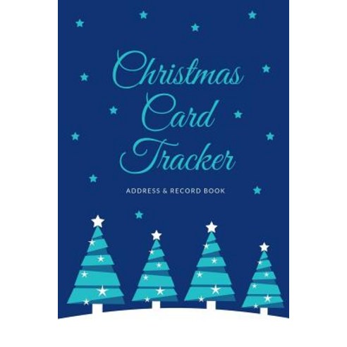 (영문도서) Christmas Card Tracker: Address Record Book For Sending And Receiving Holiday Cards A-Z Tabs ... Paperback, Independently Published, English, 9781081913670