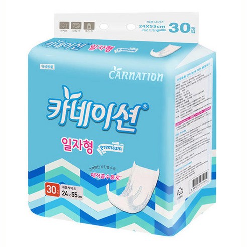 카네이션 일자 고급 30매 8팩 박스, 8개, 30개입, FREE(onesize) 카네이션효은언더웨어