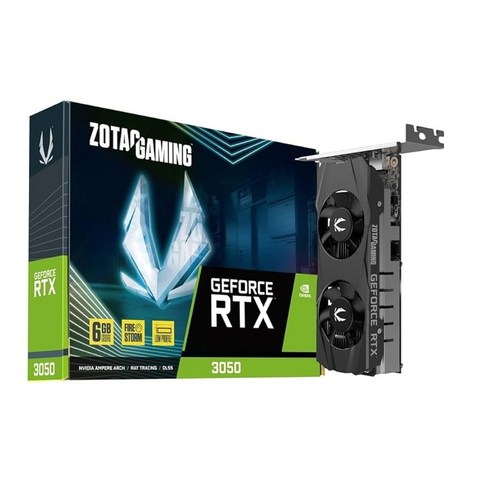 ZOTAC GAMING GEFORCERTX 3050 6GB LP GDDR6 그래픽카드 ZTA30510L 10L VD8801