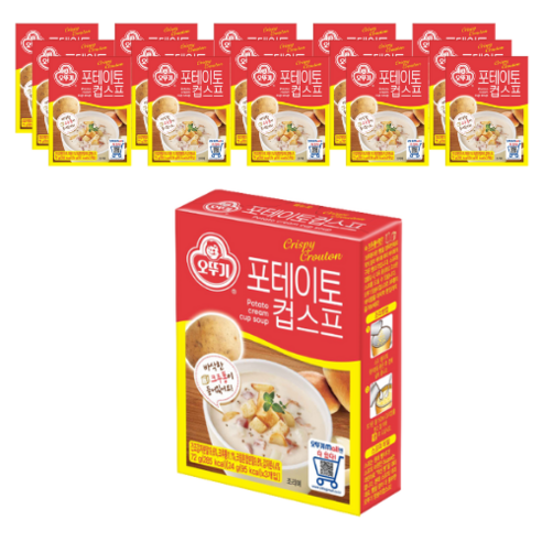 오뚜기 포테이토컵스프, 32개입, 72g