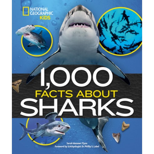 (영문도서) 1 000 Facts about Sharks Hardcover, National Geographic Kids, English, 9781426371745