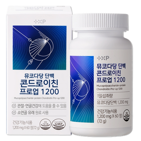 소연골 콘드로이틴 콘드로이친 1200 관절 및 연골 건강 식약처 GMP 인증, 1세트, 60정