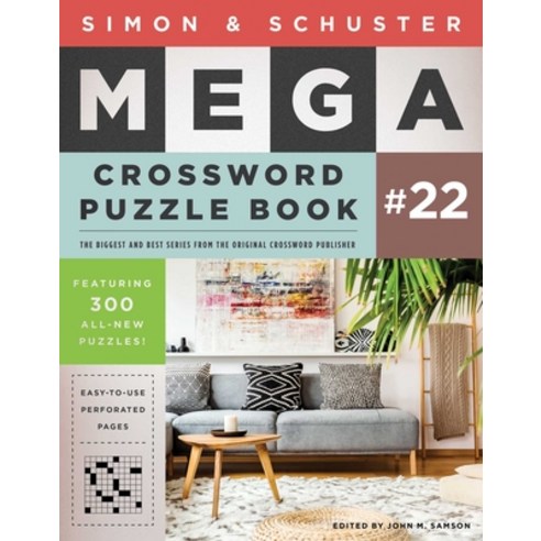 (영문도서) Simon & Schuster Mega Crossword Puzzle Book #22: Volume 22 Paperback, Gallery Books, English, 9781982157012