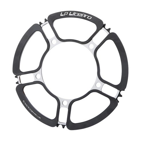 라운드 바이크 체인링 130mm BCD 수리 부품용 알루미늄 다이렉트 마운트 BMX 사이클링 접이식 자전거 - 53/56/58T, 블랙 56T., 53T 56T 58T., 알루미늄 합금