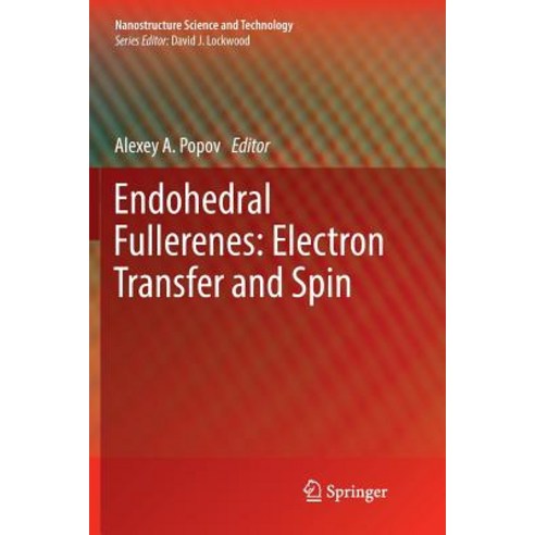 (영문도서) Endohedral Fullerenes: Electron Transfer and Spin Paperback, Springer, English, 9783319836485