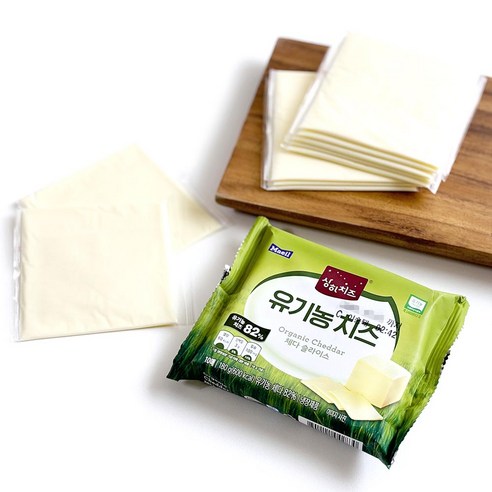 상하치즈 유기농 체다 슬라이스 180g, 3팩 아기치즈1단계