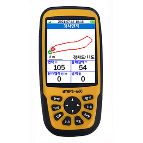 MYGPS-660AV 면적측정기 면적측정지피에스한글음성지원, 1개