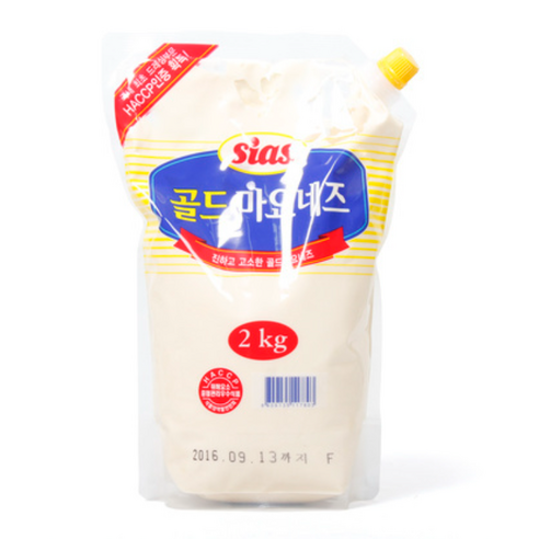 [시아스] 골드마요네즈, 13개, 2kg