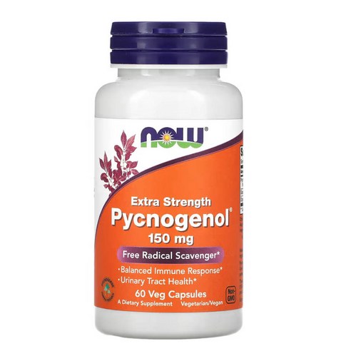 나우푸드 피크노제놀 150mg 60베지캡슐 호팍사