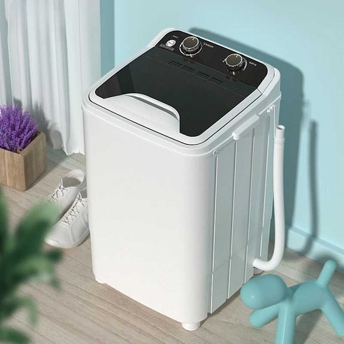 신발 세탁기 소량 빨래용 휴대용 미니 운동화 전용, 업그레이드 모델(8kg) - 블랙