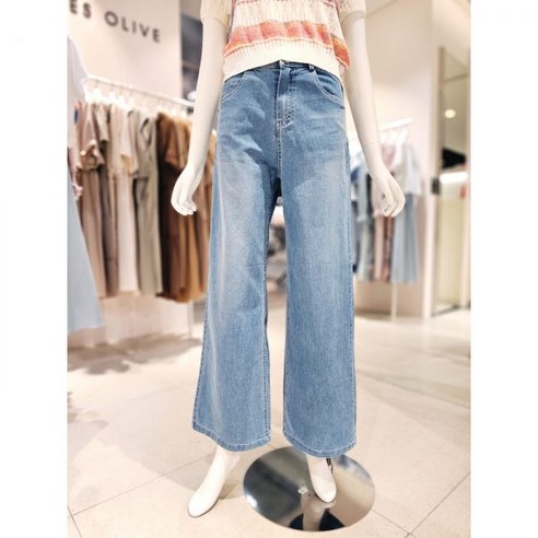 올리브데올리브 원버튼썸머와이드데님팬츠 YJ4ML525 백화점 아울렛 (3899793)