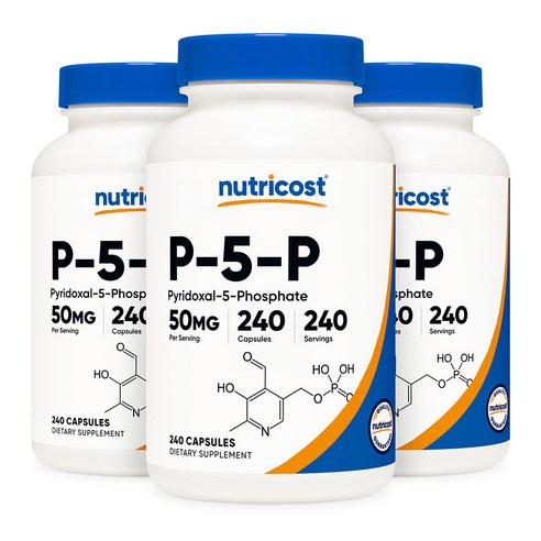 뉴트리코스트 P-5-P 피리독살 50 mg 240 캡슐