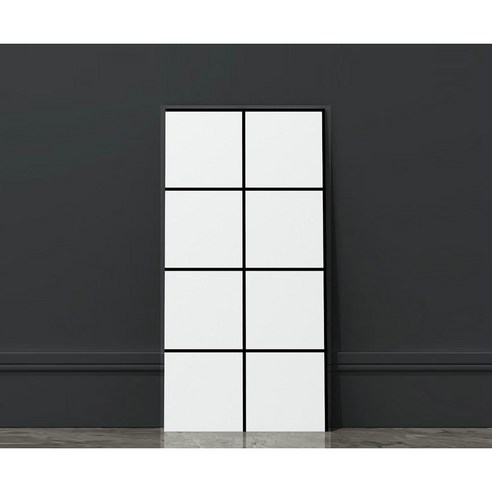 마벨인홈 인테리어 벽면 접착식 모노타일 폼블럭 시트지 30x60cm 6개, 스몰그리드화이트