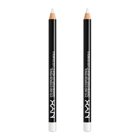 엔와이엑스 NYX 아이 앤 아이브로우 펜슬, White Pearl, 2개