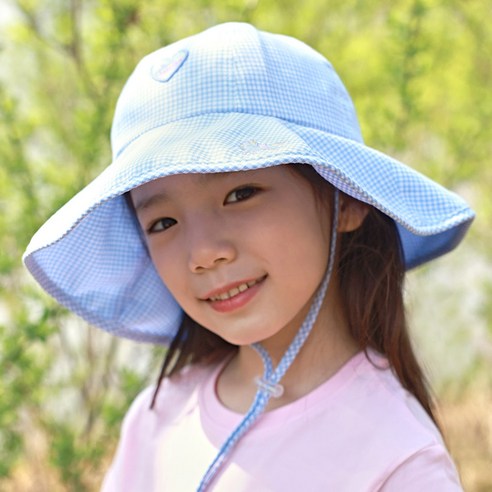 유니콘 check 유아동 여름 모자 어린이 여아 플랩캡